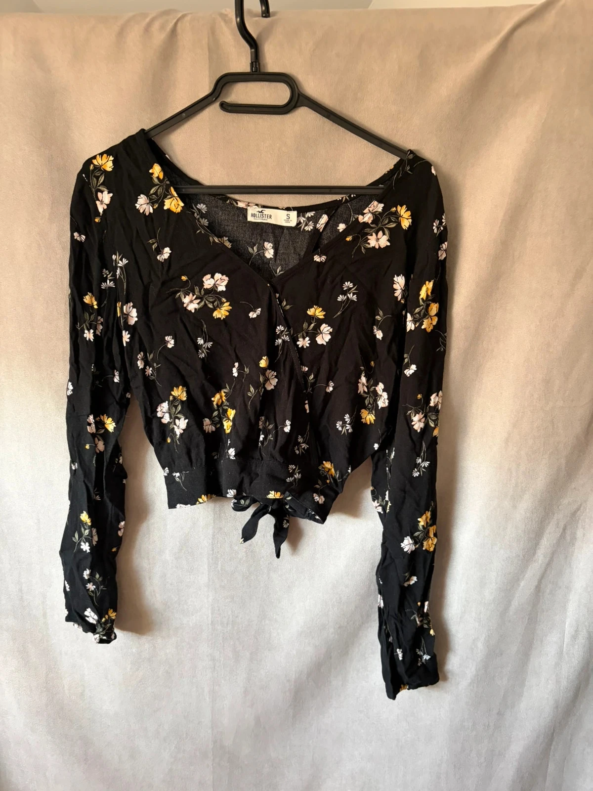 Haut fleurie hollister taille s